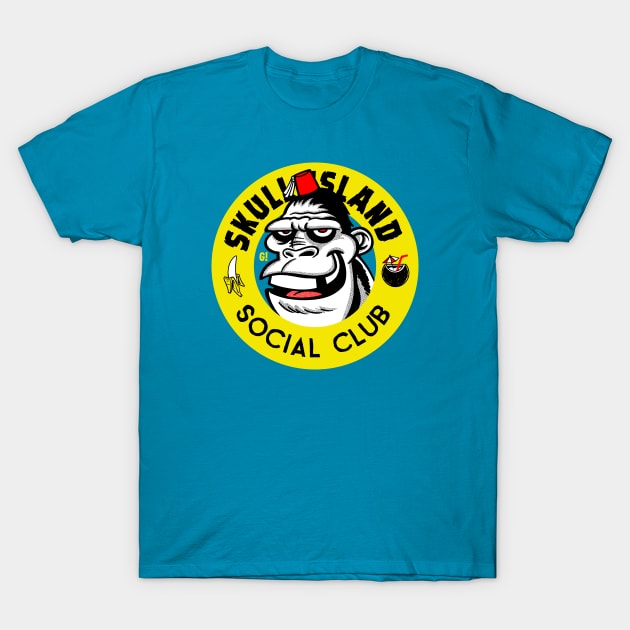 Skull Island Social Club T-Shirt by GiMETZCO!